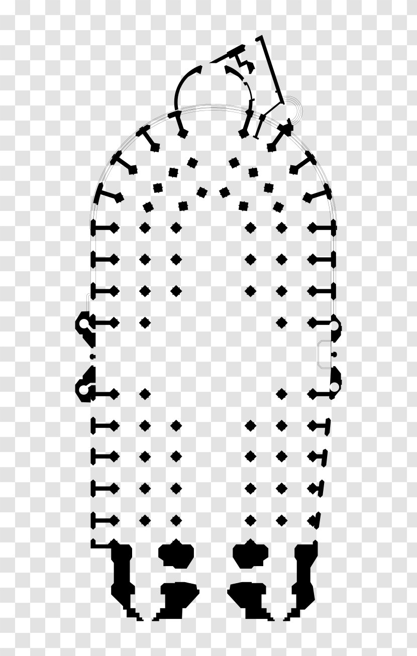 Saint-Eustache, Paris Notre-Dame De Saint-Merri Plan Truschet Et Hoyau Saint-Augustin, - Shoe - Church Transparent PNG