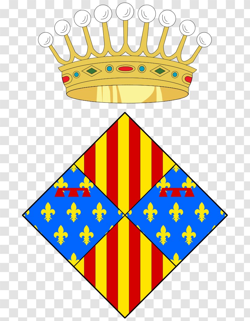 Escut De Vic Comtat Prades Coat Of Arms - Blazon - Flag Transparent PNG