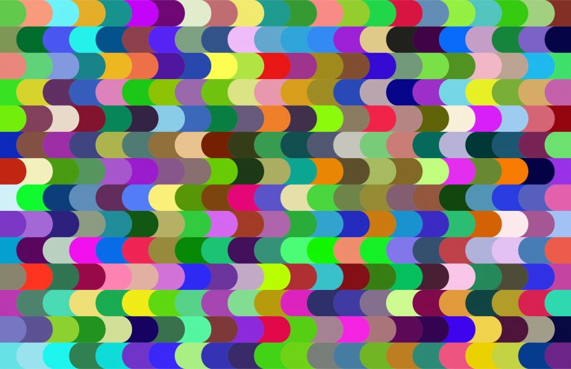 Wave Tessellation Pattern Transparent PNG