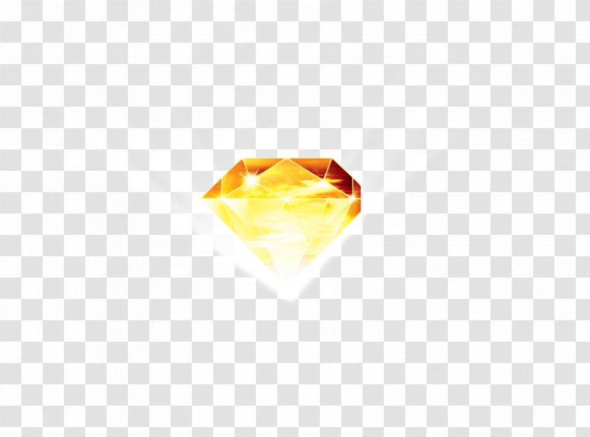 Yellow Triangle Wallpaper - Diamond Transparent PNG