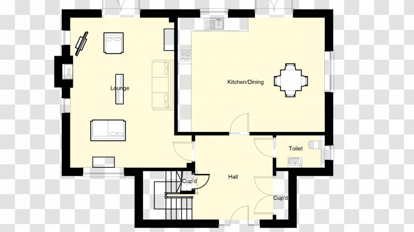 Floor Plan House Architecture Maarschalklaan - Drawing Transparent PNG