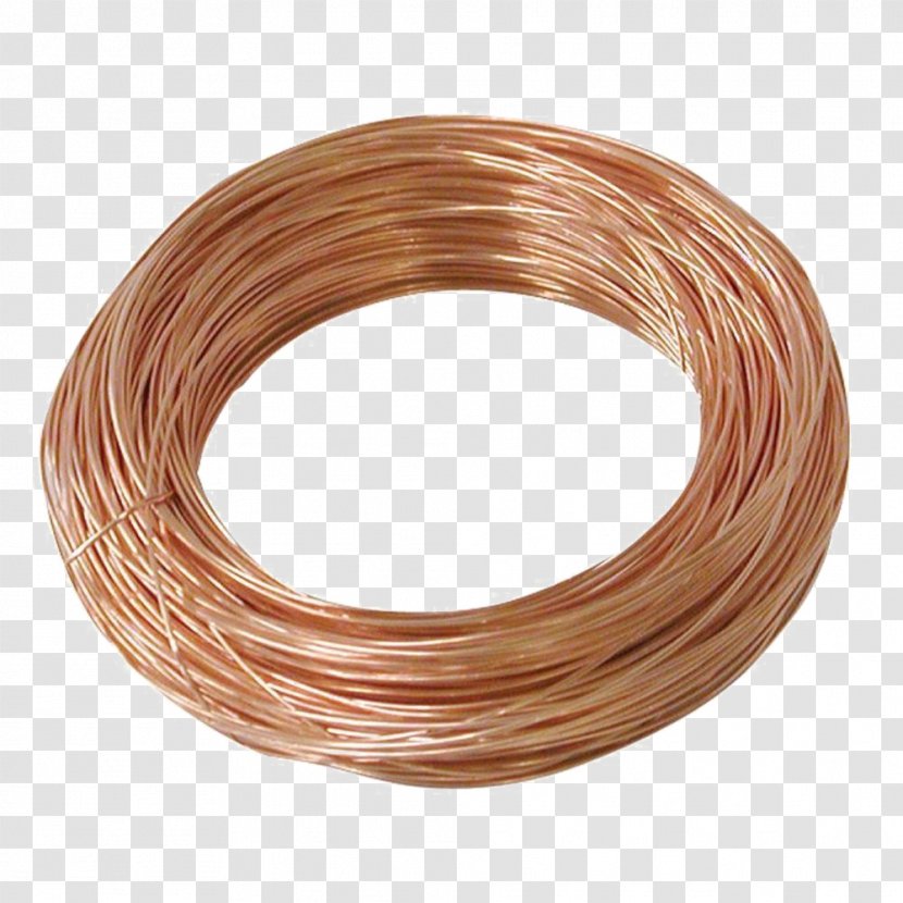 Copper Conductor Wire Rope Magnet - Beryllium Transparent PNG