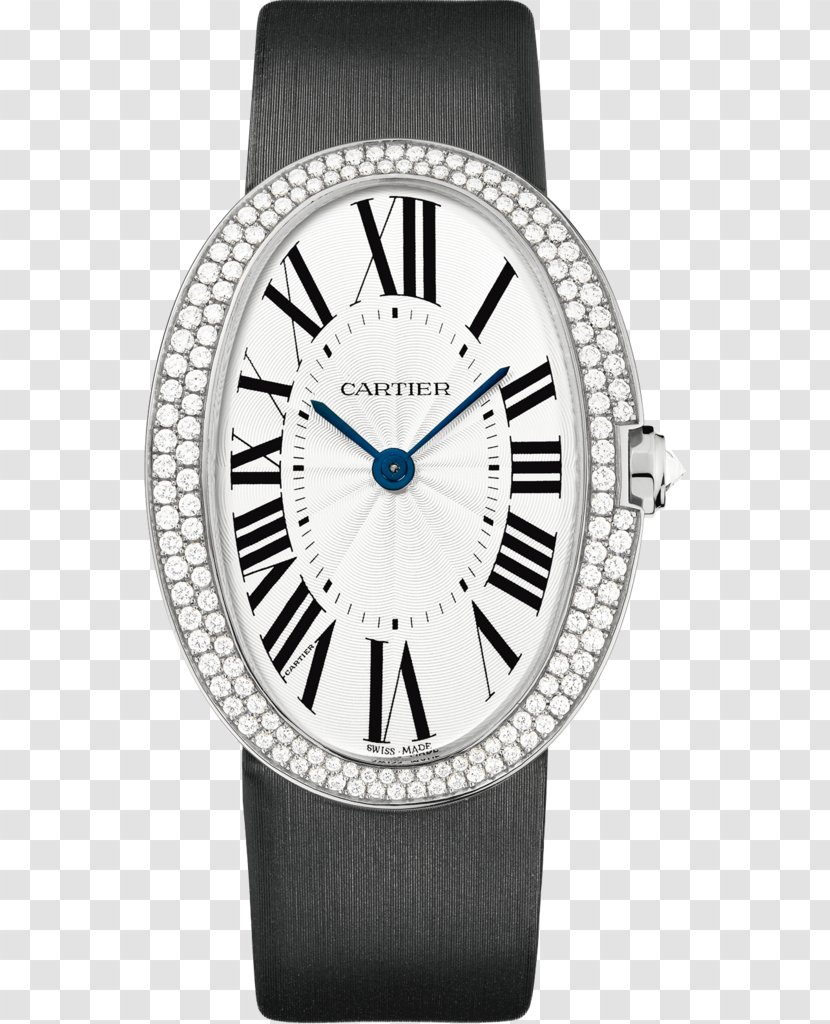 Cartier Watch Diamond Brilliant Movement - Bezel Transparent PNG