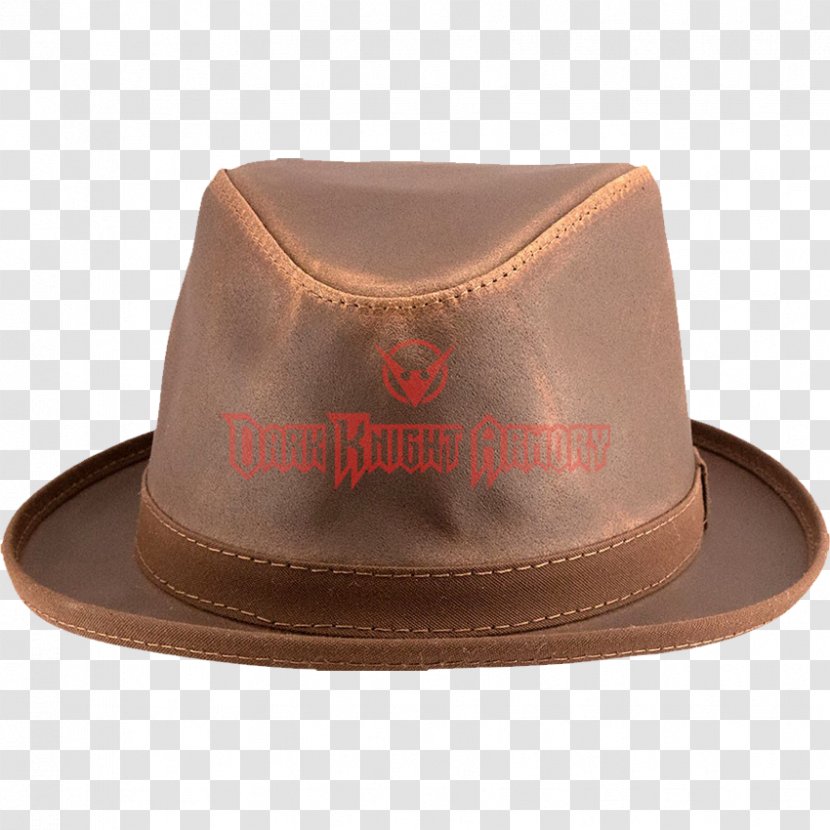 Hat SoHo Leather Chocolate Transparent PNG