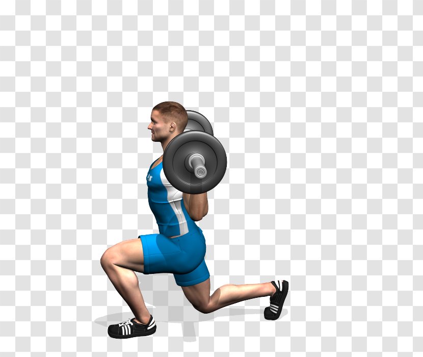 Muscle Physical Exercise Barbell Fitness Lunge - Tree Transparent PNG