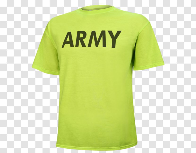T-shirt Sports Fan Jersey Green Sleeve - T Shirt - Yellow Core Transparent PNG