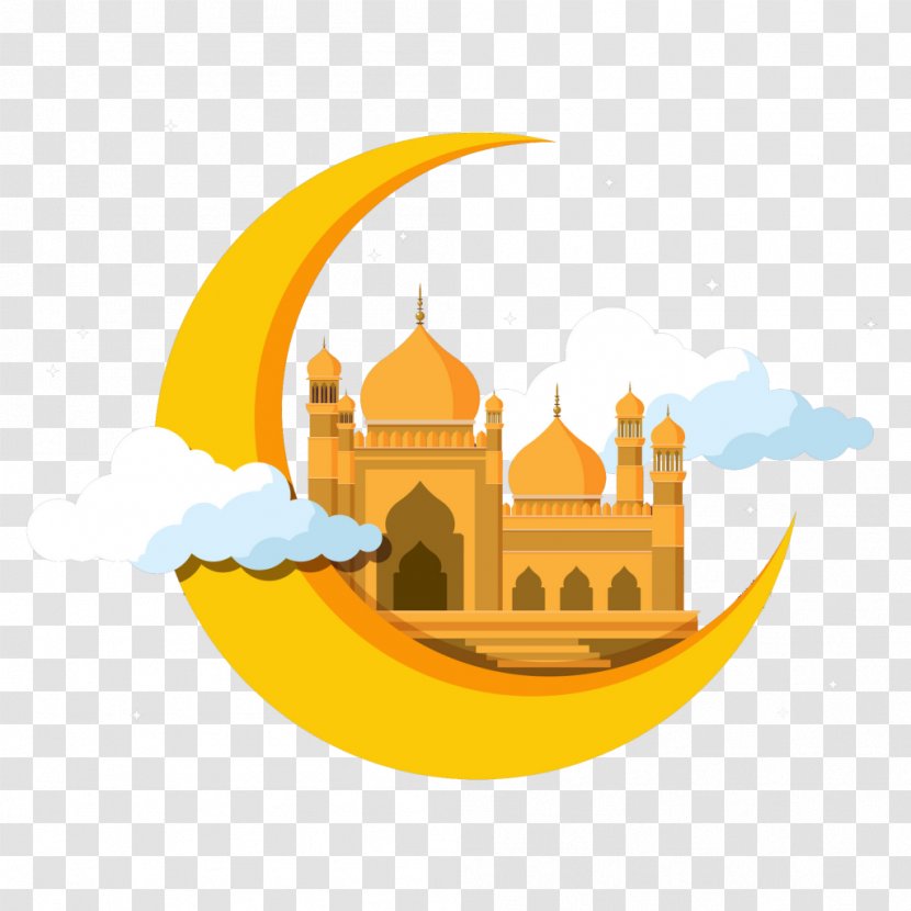 Ramadan Moon Eid Al-Fitr Islam - Alfitr Transparent PNG