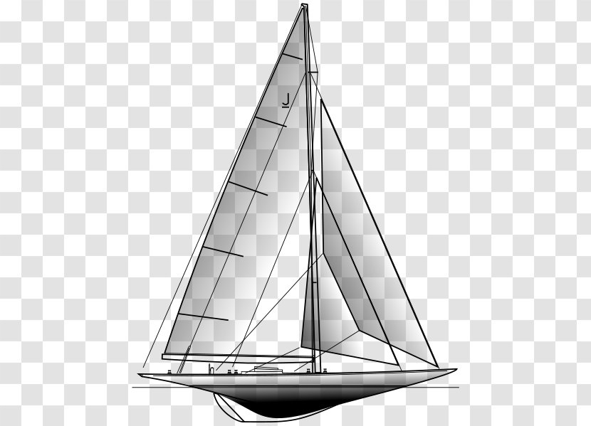 America's Cup J-class Yacht Sailboat Sailing - Boating - Frame Png Transparent PNG