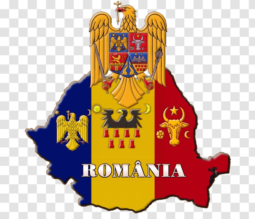 Coat Of Arms Romania Crest Flag - Emblem Transparent PNG