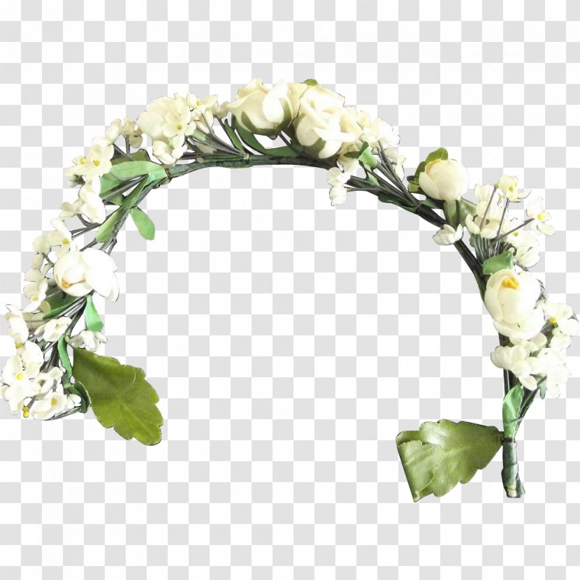 Floral Design Cut Flowers Wreath Headpiece - Flower Transparent PNG