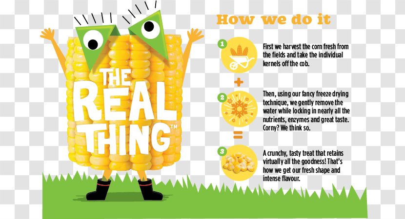 Vegetarian Cuisine Graphic Design Brand Food Fruit - Corn Kernels Transparent PNG