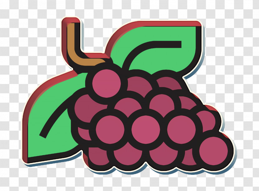 Fruit And Vegetable Icon Fruit Icon Grapes Icon Transparent PNG