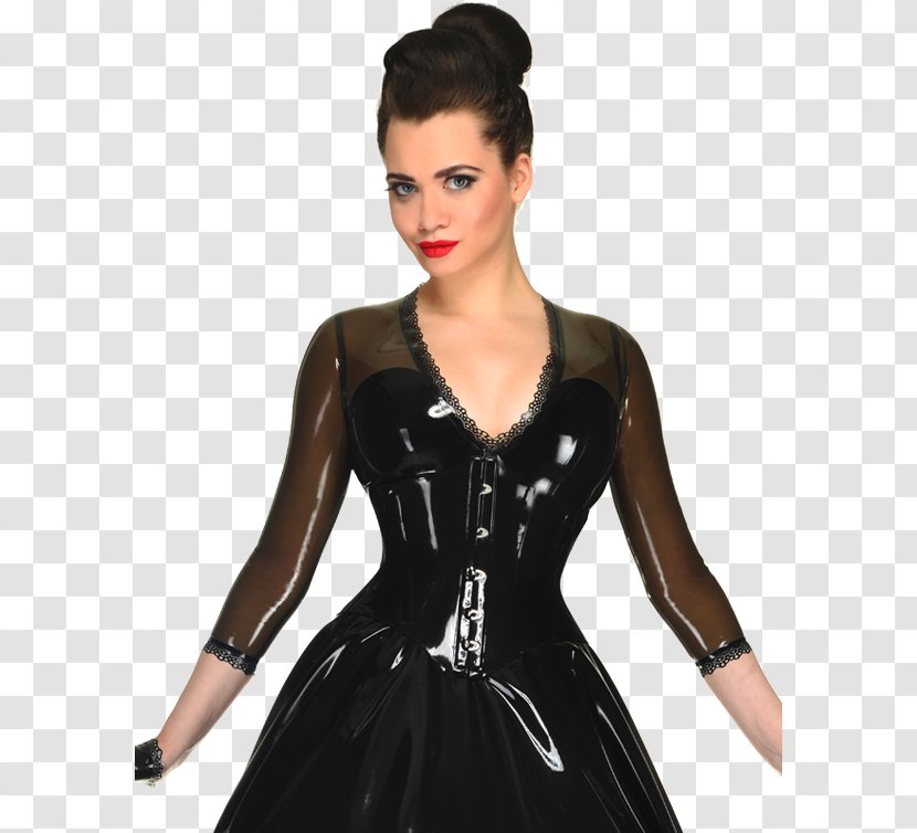 Little Black Dress Fashion LaTeX - Cartoon - Rebelle Transparent PNG