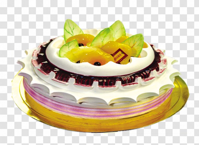 Torte Birthday Cake Fruitcake - Whipped Cream Transparent PNG