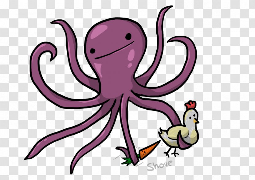Octopus Cartoon 14 February Clip Art - Legendary Creature - Octopus-cartoon Transparent PNG