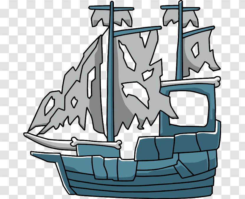 Ghost Ship Caravel Clip Art - Fictional Character Transparent PNG