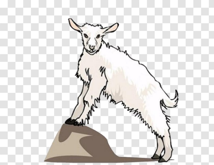 Goat Sheep Animation Clip Art - World Wide Web - Hand-painted Transparent PNG