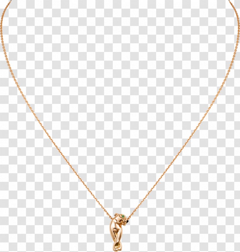 Locket Necklace Garnet Tsavorite Gold - Black Panther Transparent PNG