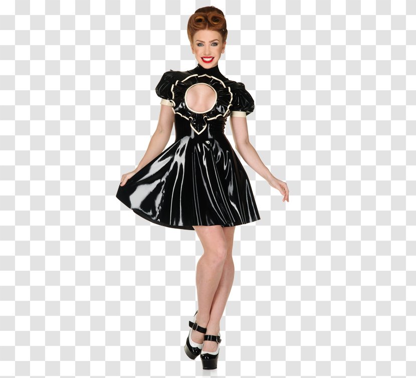 Little Black Dress Latex Fashion Clothing - Frame Transparent PNG