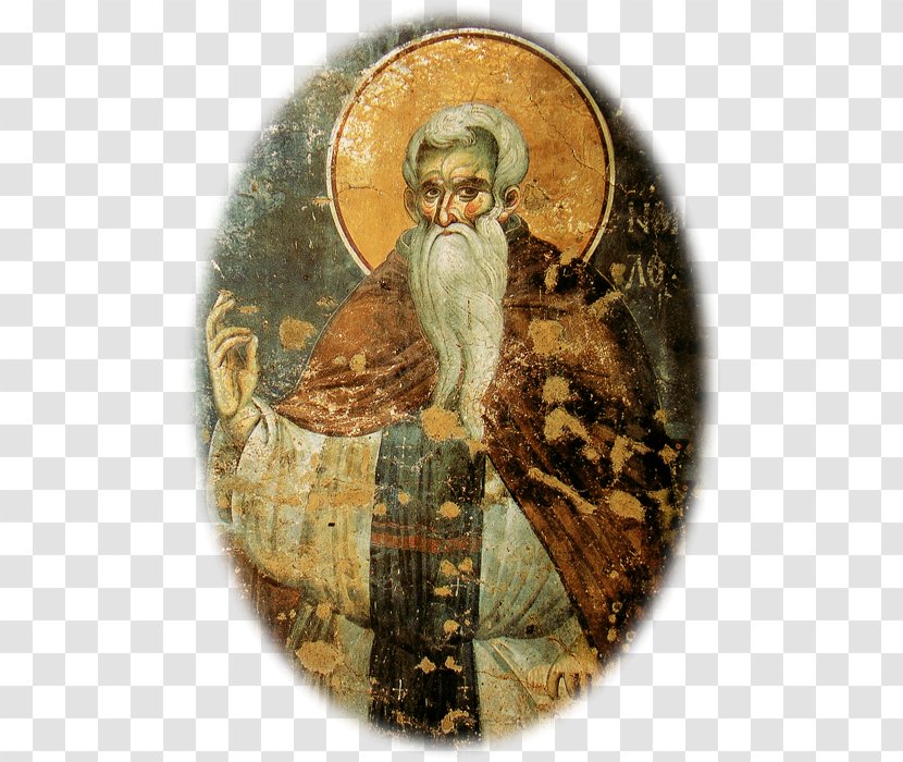 Mount Athos Saint Asceticism Prepodobni Icon - Art - Feast Of Patrick 2019 Transparent PNG