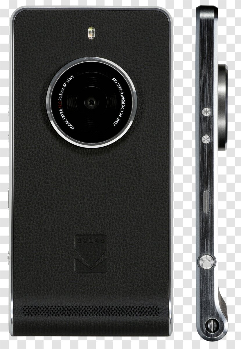 Kodak Ektra Android Camera 4G - Accessory - Black Transparent PNG