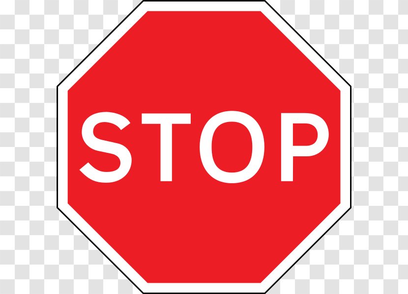 Stop Sign Traffic The Highway Code - Control Transparent PNG