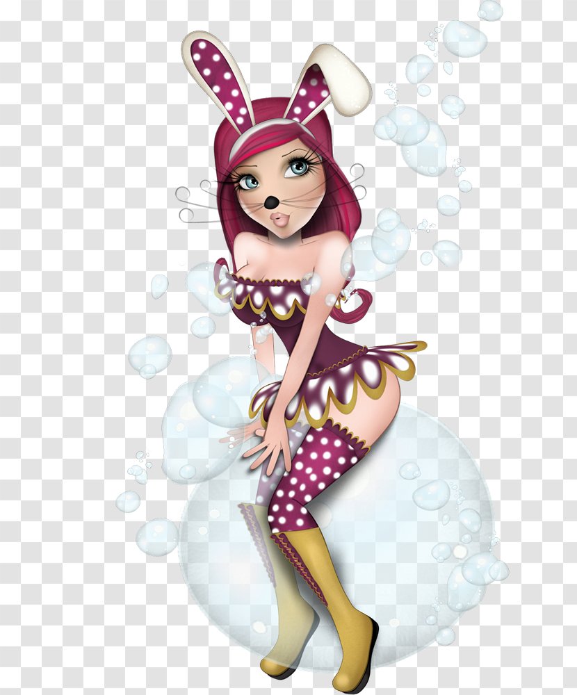 Cartoon Easter Book - Figurine - Woman Abstract Transparent PNG