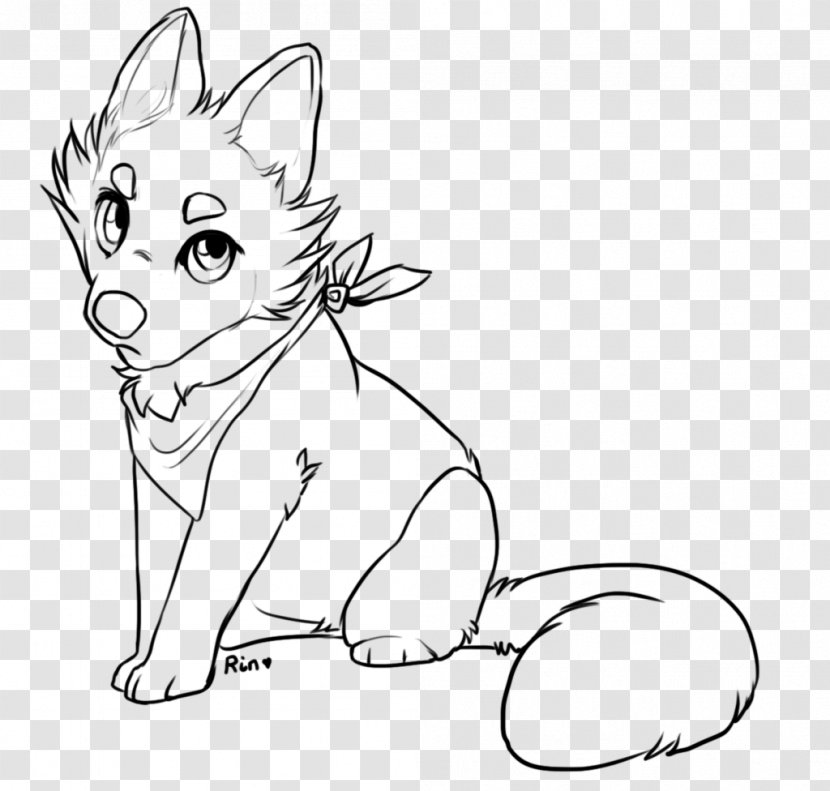 Whiskers Drawing Line Art Red Fox - Deviantart Transparent PNG
