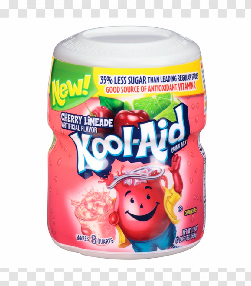 Kool-Aid Drink Mix Punch Limeade Fizzy Drinks - Koolaid Transparent PNG