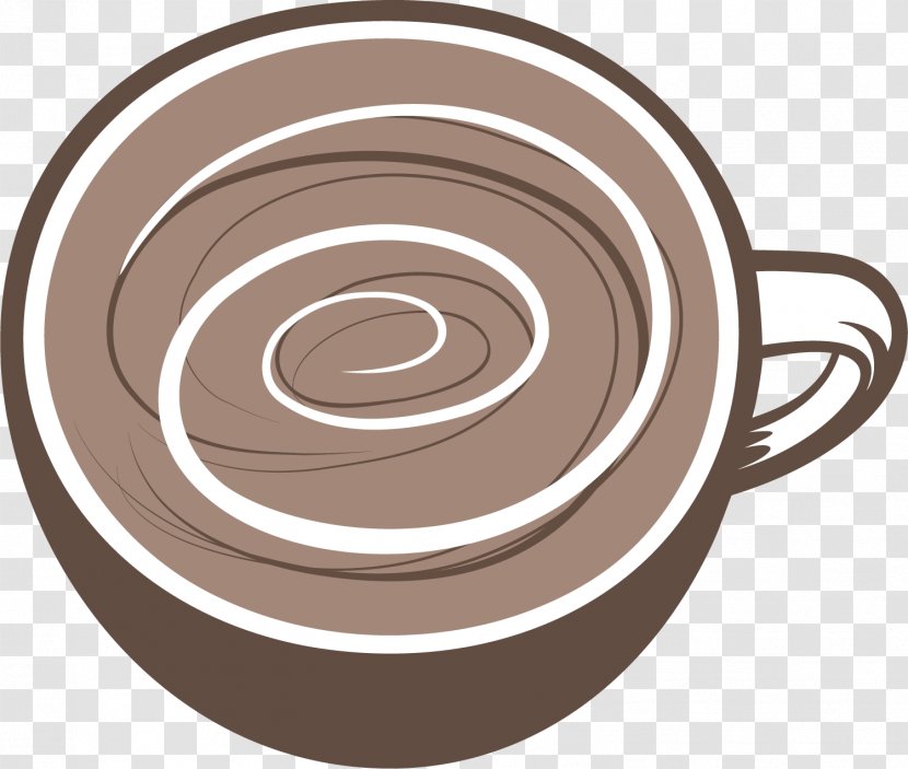 Coffee Cup Mug - Designer - Small Fresh Brown Transparent PNG