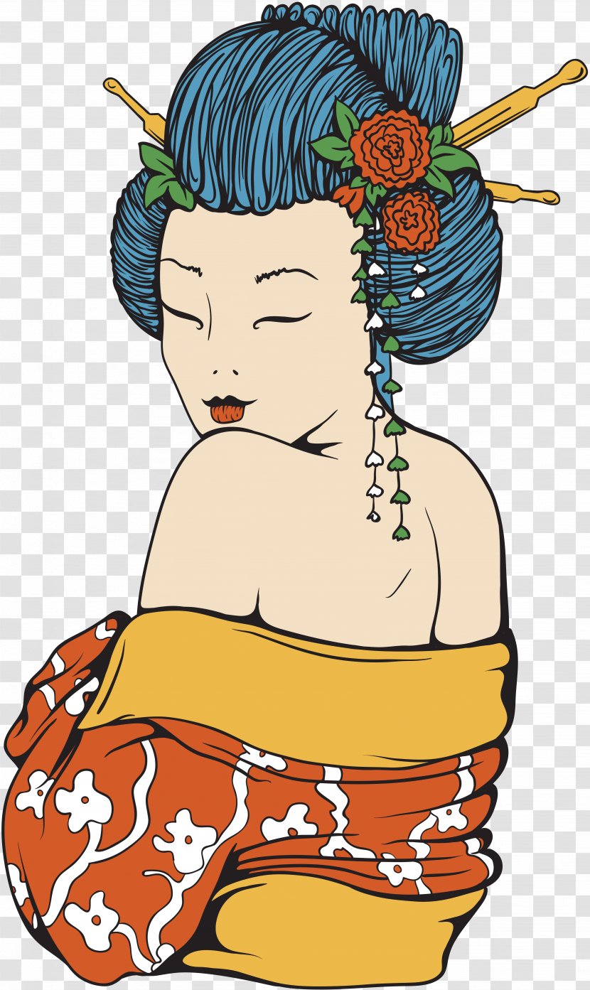 Geisha Royalty-free - Headgear - Actor Transparent PNG