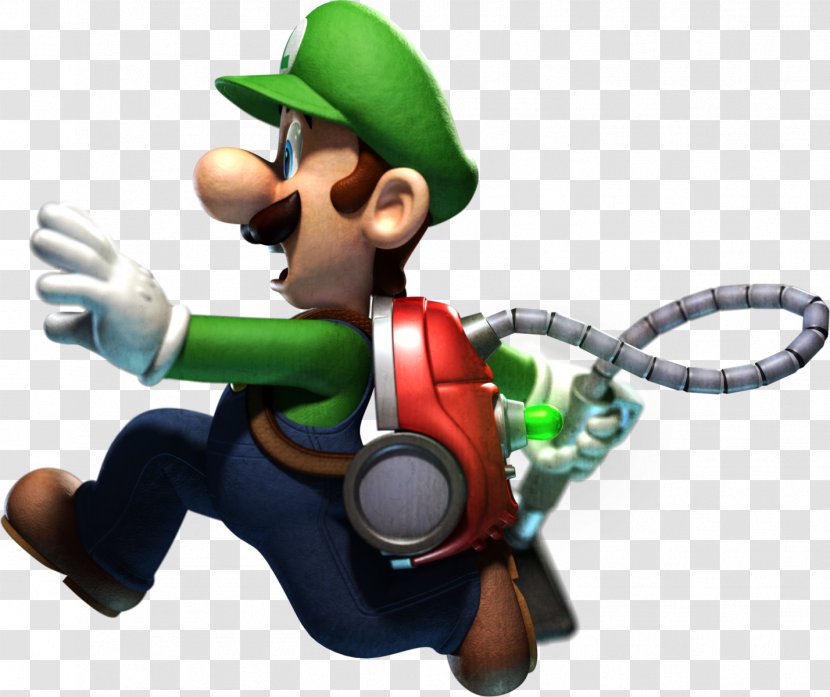 Luigi's Mansion 2 Super Mario Bros. - Figurine - Luigi Transparent PNG