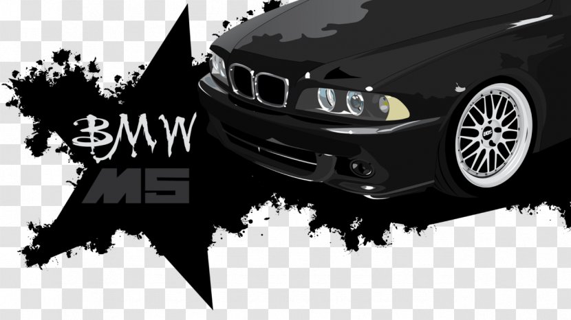 Bumper BMW M5 Car - Personal Luxury Transparent PNG