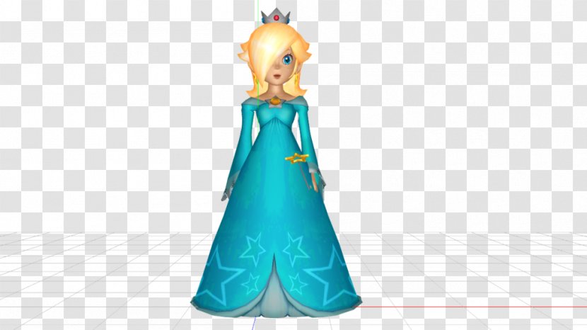 Costume Design Figurine Character Turquoise - Princess Peach Super Smash Bros Transparent PNG
