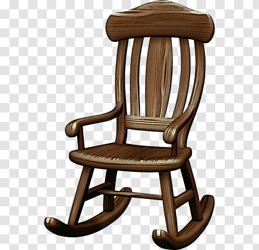 Furniture Chair Rocking Chair Wood Woodworking Transparent PNG