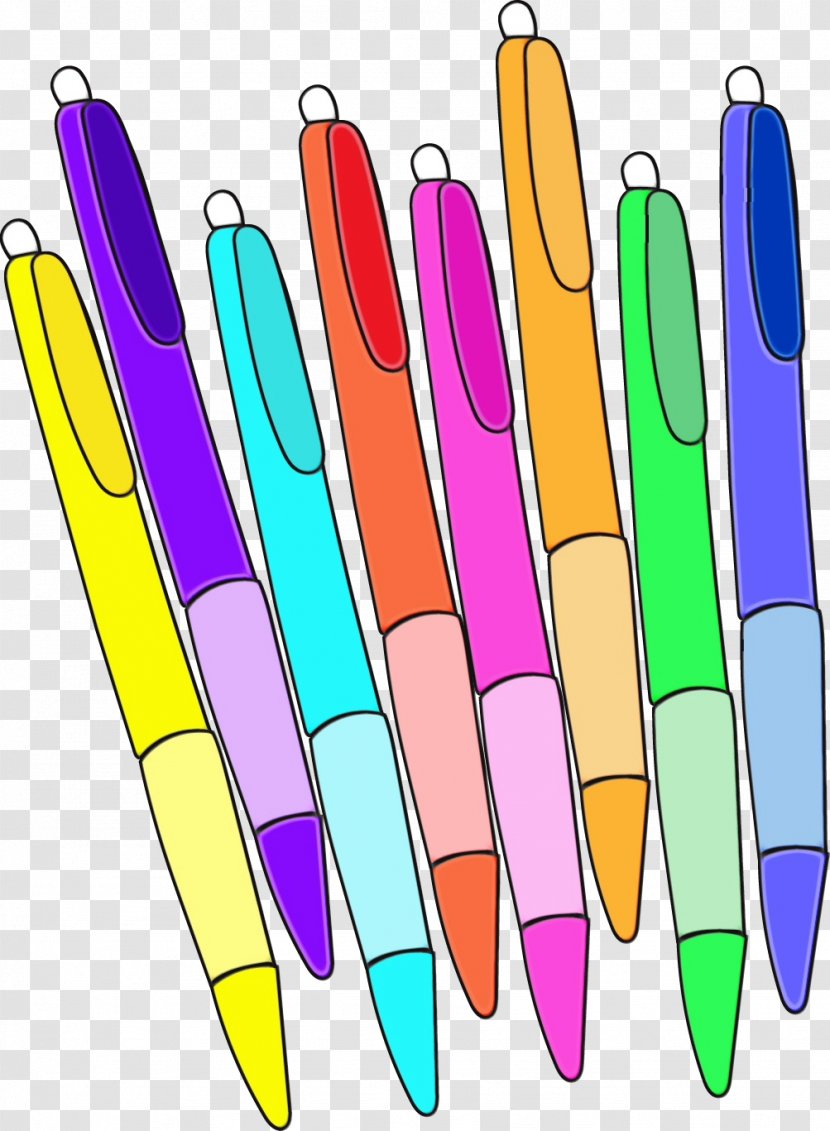Watercolor Background - Finger - Office Supplies Pen Transparent PNG