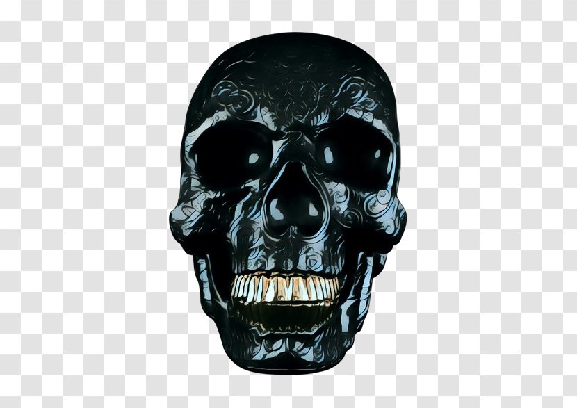 Gold Teeth - Bone - Tshirt Skeleton Transparent PNG