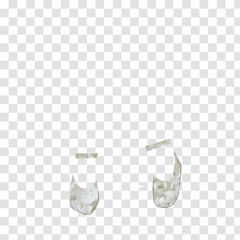 Earring Silver - Shoe Transparent PNG