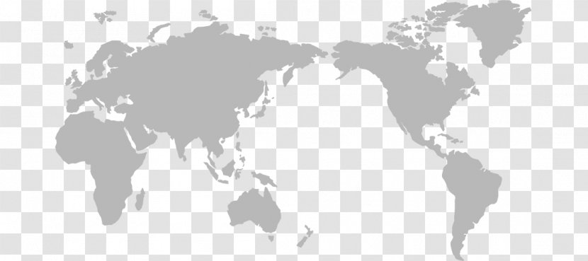 World Map Usa Geography - Silhouette - Chinese Wind Transparent PNG