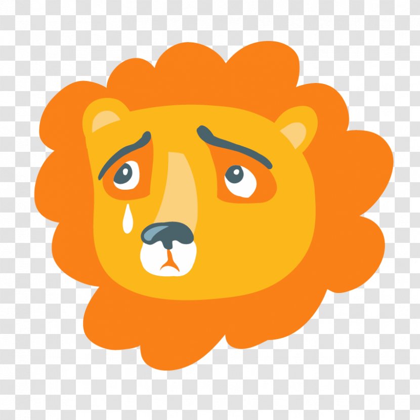 Lion Clip Art - Snout - Crying Lions Head Transparent PNG