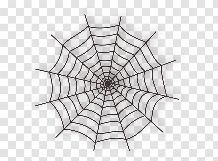 Spider Web Clip Art - Invertebrate - Cobweb Transparent PNG