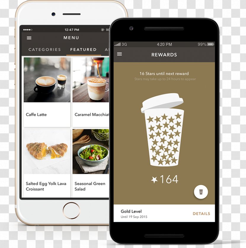 Starbucks Cafe Coffee Android - Communication Device - Mobile Application Transparent PNG