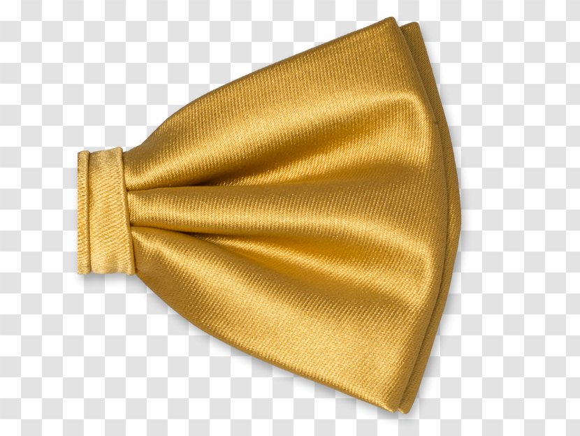 Bow Tie Gold Butterfly Satin Necktie - Gull Transparent PNG
