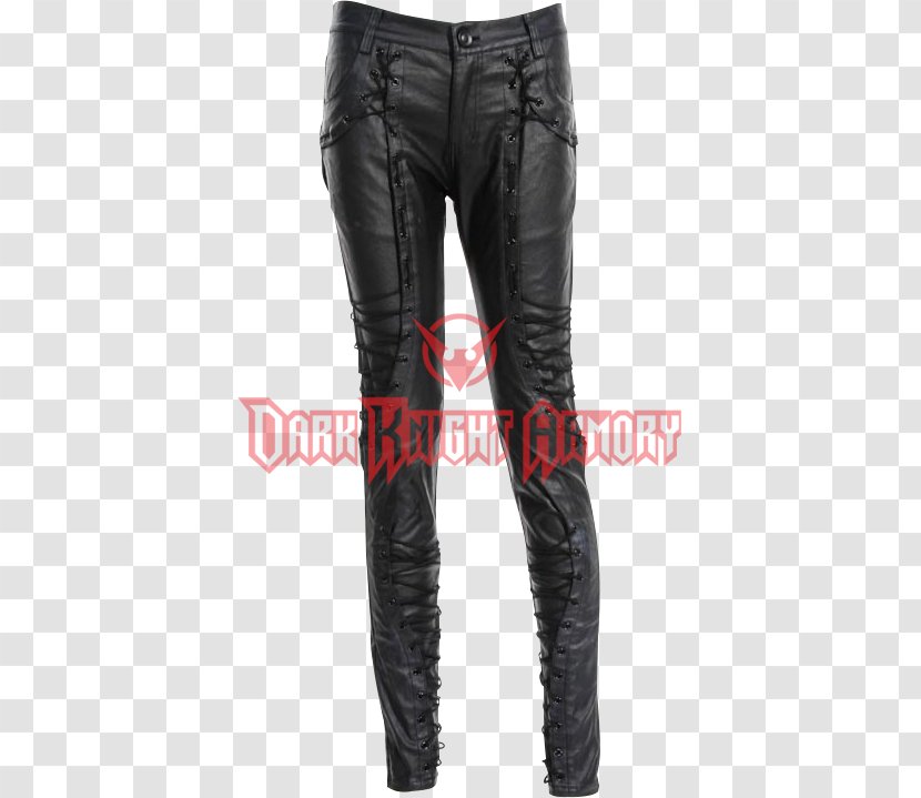 Jeans Waist Leggings Leather Transparent PNG