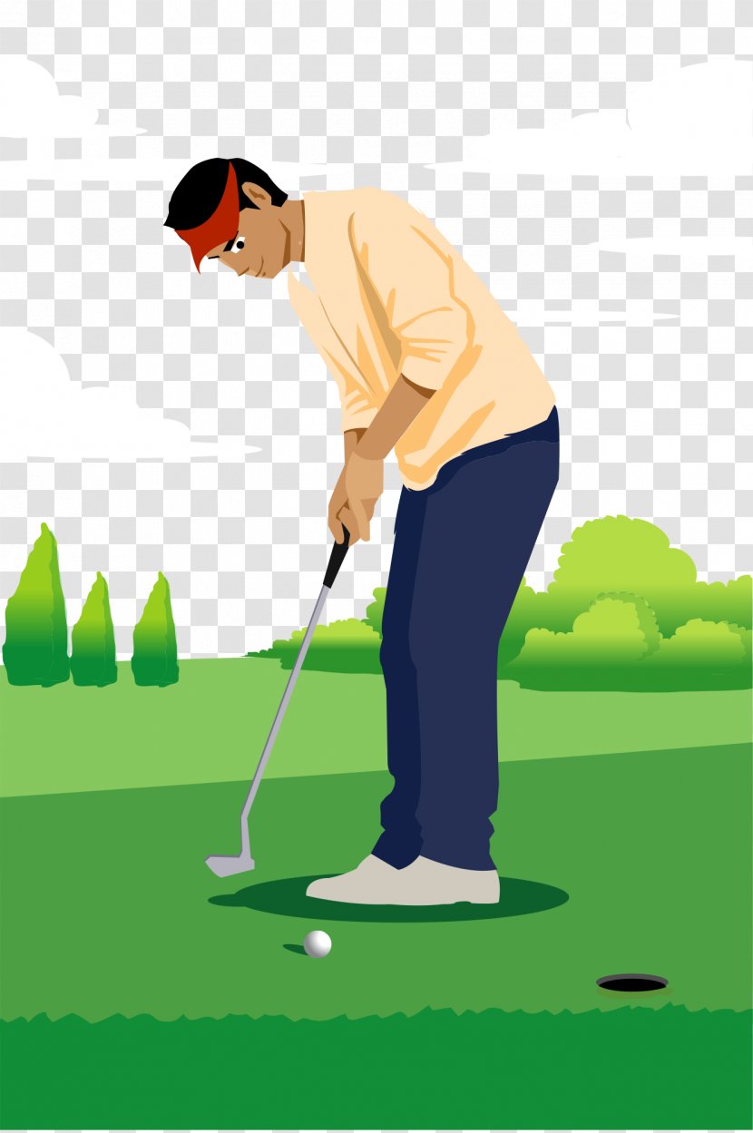 Golf Ball - Green - Illustration Transparent PNG