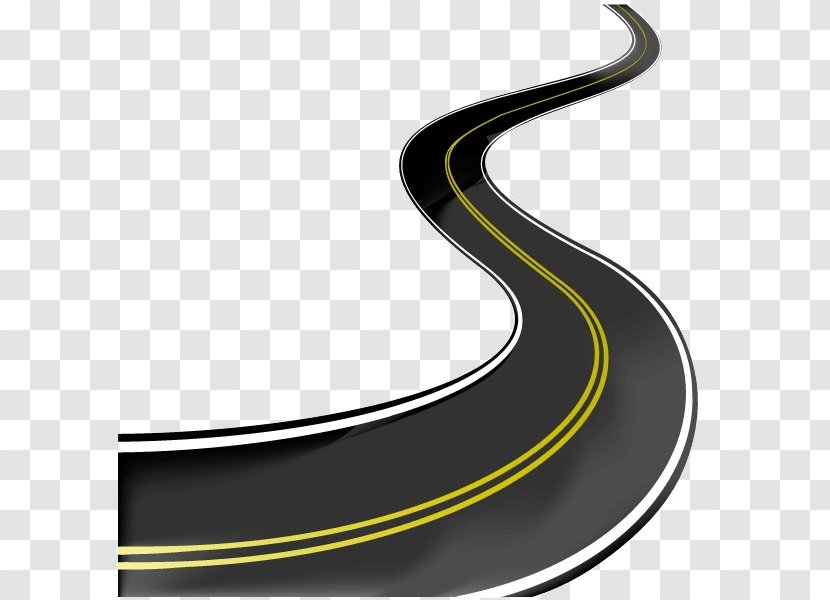 Road Curve Clip Art - Asphalt Concrete Transparent PNG