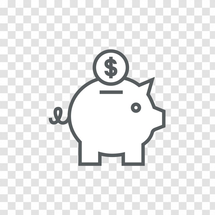 Piggy Bank Coin - Royaltyfree Transparent PNG