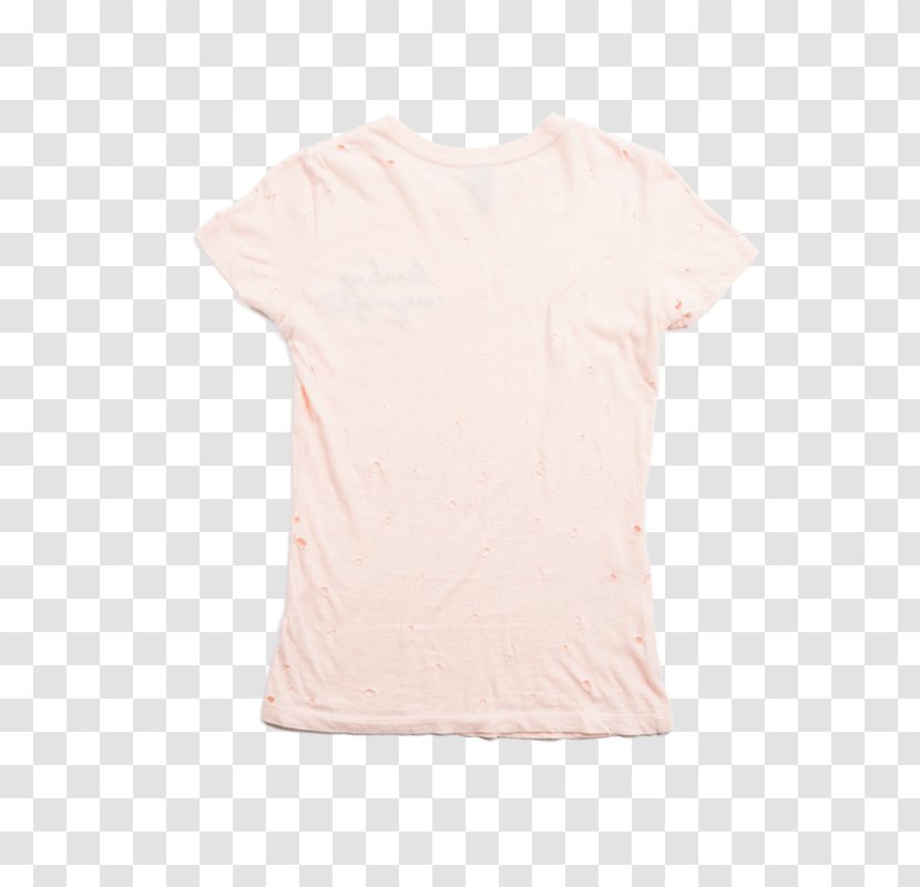 T-shirt Crew Neck Sleeve Blouse - Pink - Tshirt Transparent PNG