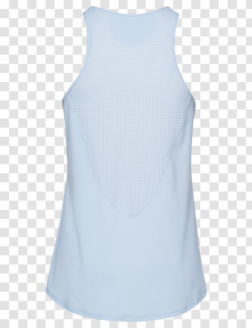 Sleeveless Shirt Shoulder Outerwear - White - Polar Ice Transparent PNG