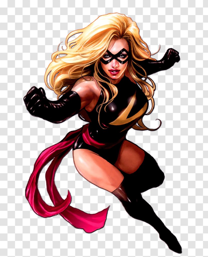Carol Danvers Avengers: Age Of Ultron Ms. Marvel Comics Captain - Watercolor - Drawing Superhero Transparent PNG